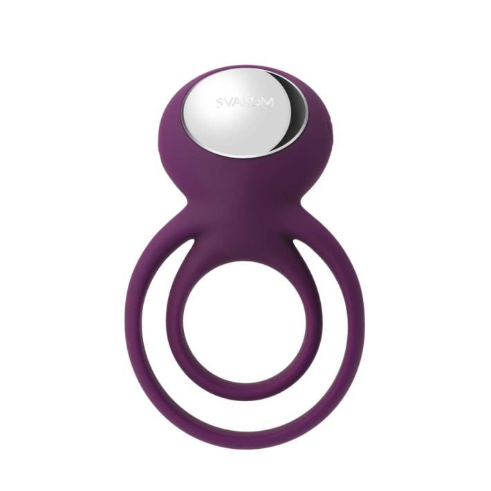 Inel Penis Vibrator Dublu Tammy, Violet 7