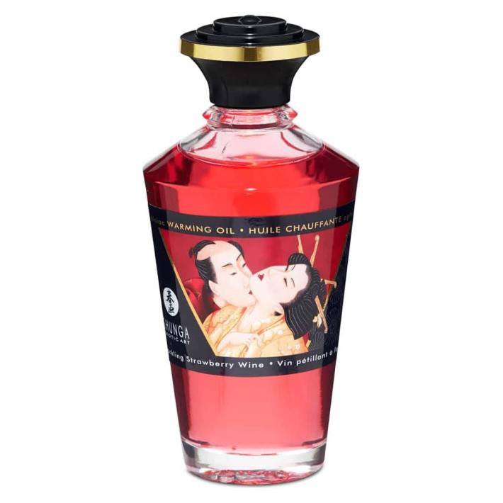 Ulei Afrodiziac Cu Efect De Caldura Sparkling Strawberry Wine, 100 Ml 3