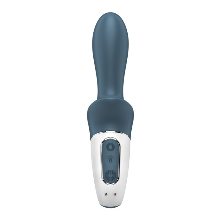 Vibrator Anal Gonflabil Air Pump Booty 2, Gri Petrol, 17.5 Cm 5