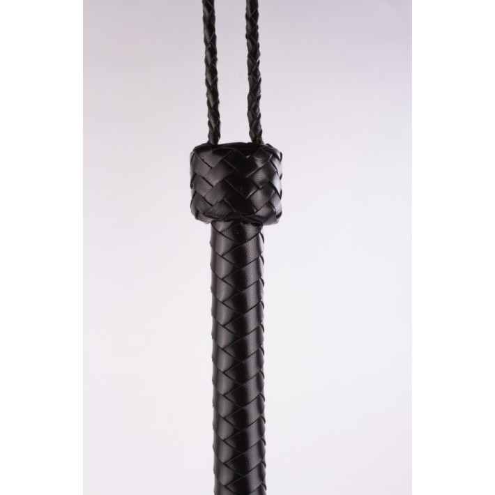 Kid Handle Kid Leather Braided Tails Black 2