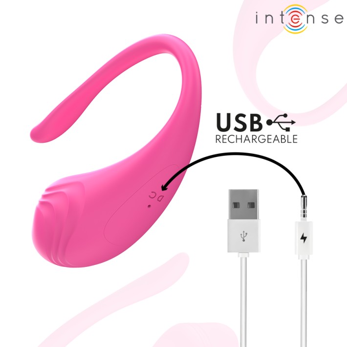 Ou Vibrator Olivia Intense Roz Cu Telecomanda 2