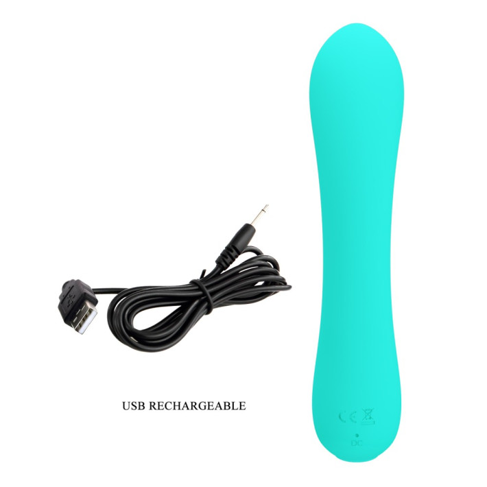 Vibrator Punctul G Matt, Verde, 19 Cm 3