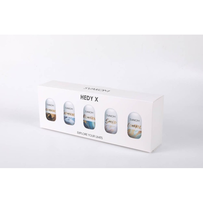 Set 5 Masturbatoare Hedy X-5 Mixed Textures Translucid 2