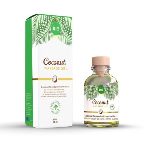 gel, Gel Stimulant Vegan Cu Efect Incalzire Si Aroma Cocos, 30 Ml, pasiune.ro