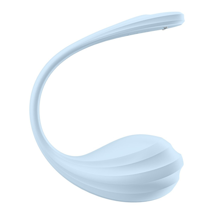 Vibrator Special Portabil Smooth Petal, Bleu 2