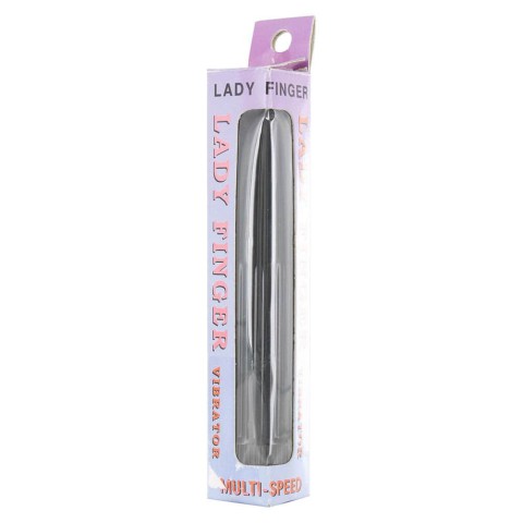 Vibratoare Clasice, Vibrator Lady Finger, Negru, 13 Cm, pasiune.ro