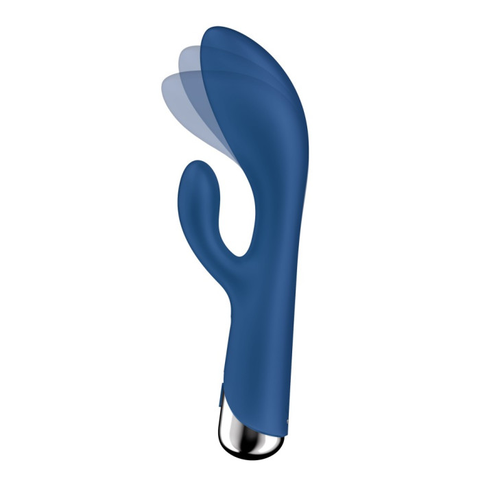 Vibrator Cu Rotatii Spinning Rabbit 1, Albastru, 20 Cm 2