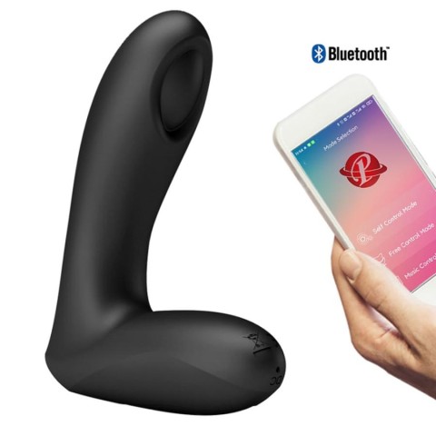 Vibratoare Anale, Vibrator Anal Archenemy App, Negru, 12 Cm, pasiune.ro