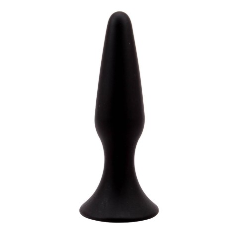 Chisa Novelties, Dop Anal Mont L Silicone, Negru, 12.5 Cm, pasiune.ro