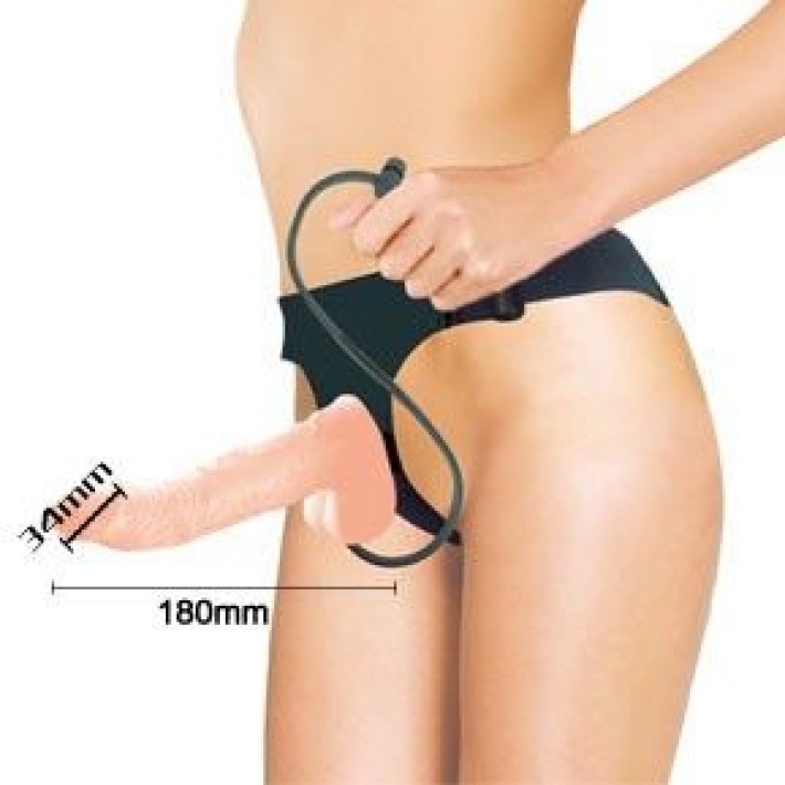 Strap-on Gonflabil Ultra Harness, Natural, 17 Cm 5