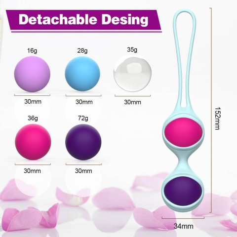 Bile vaginale, Bile Vaginale Beautiful Kegel Balls Ii, pasiune.ro