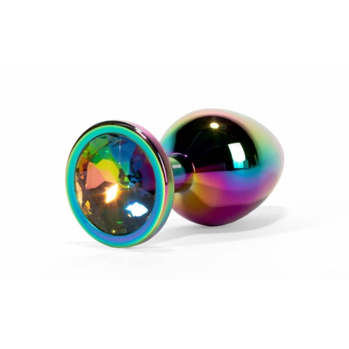 Dop Anal Cu Bijuterie Secret Shine Metal M, Multicolor, 8 Cm 2