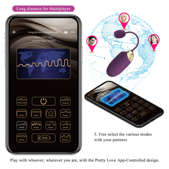 Ou Vibrator Abner, Violet 9