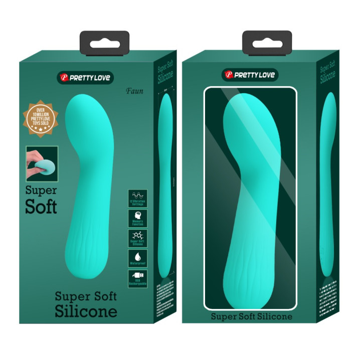 Vibrator Punctul G Faun, Verde, 15 Cm 5