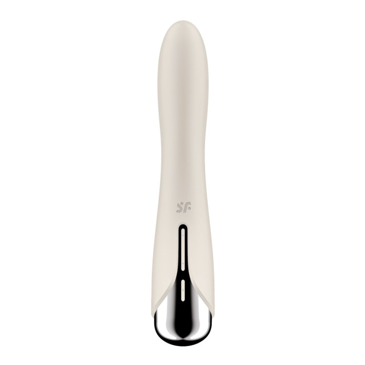 Vibrator Cu Rotatii Spinning Vibe 1, Ivory, 17,8 Cm 6