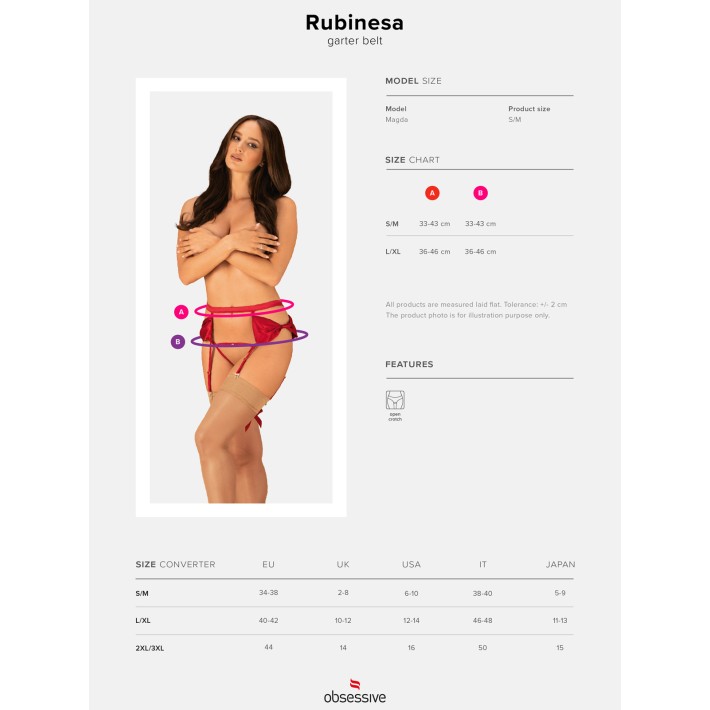 Rubinesa Garter Belt & Crotchles Thong L/xl_b0o25_7 L/xl, S/m 13