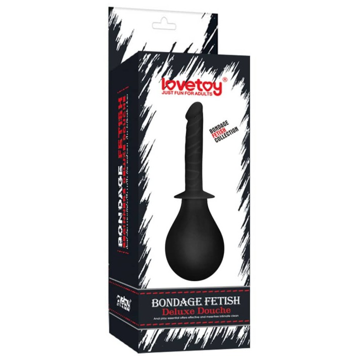 Irigator Intim Bondage Fetish Deluxe Douche, Negru 7