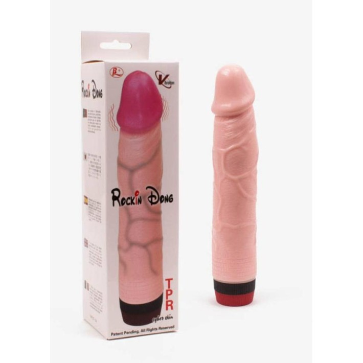 Vibrator Realistic Rockin Dong 1, Natural, 21.5 Cm 5