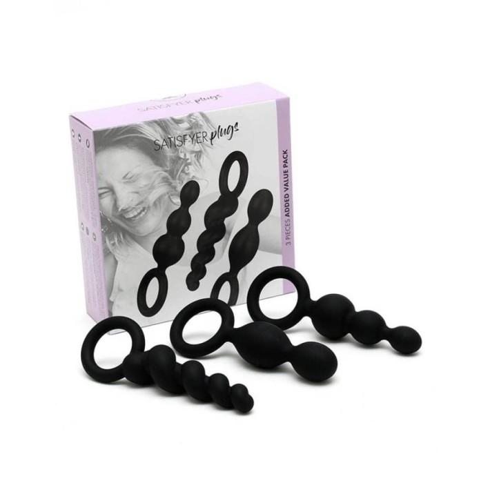 Set 3 Dopuri Anale, Negru 2