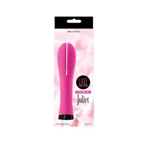 oua, Vibrator Luxe Juliet Dual Seven, Roz, 16.5 Cm, pasiune.ro