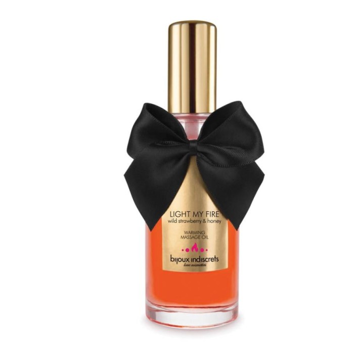 Ulei De Masaj Cu Efect De Caldura Light My Fire (aroma Capsune Salbatice + Miere), 100 Ml 3