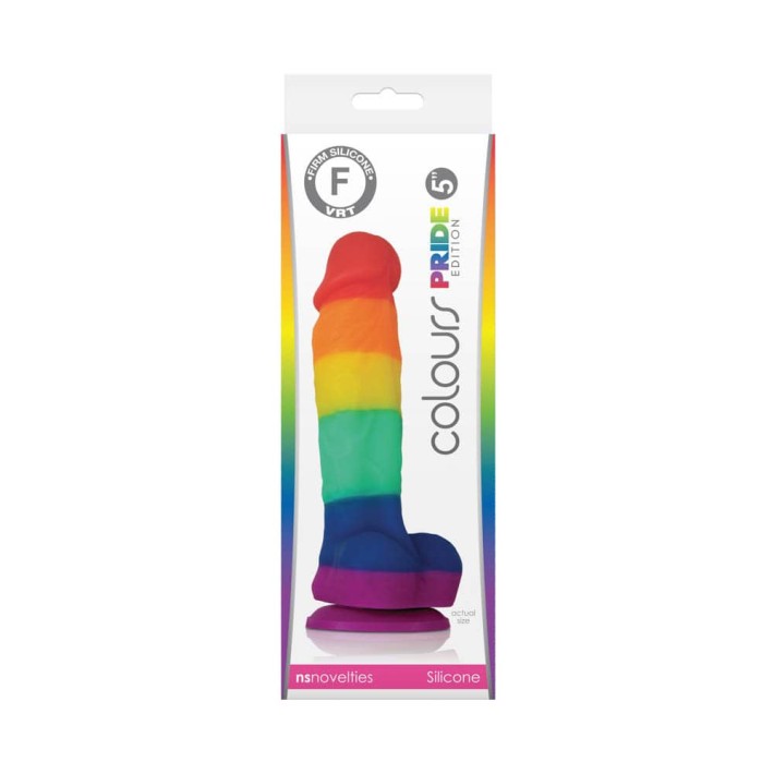 Dildo Curcubeu Colours Pride Edition, 17.5 Cm 2