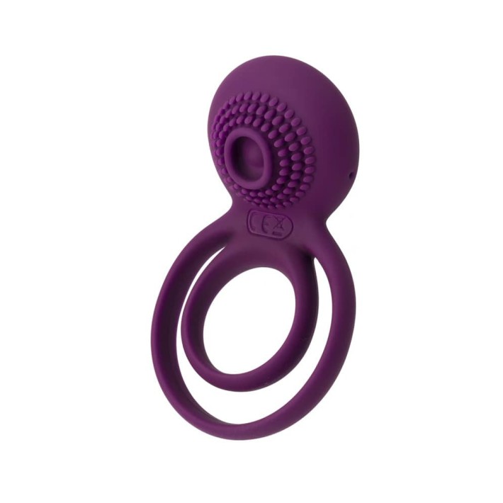 Inel Penis Vibrator Dublu Tammy, Violet 5