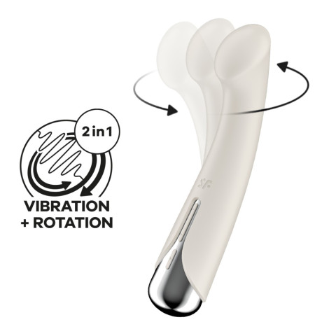 Pagina 3 - Vibratoare Speciale, Vibrator Special Spinning G-spot 1, Bej, 16.5 Cm, pasiune.ro