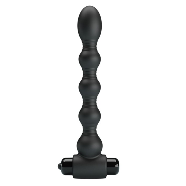 Vibrator Anal Lynn, Negru, 18 Cm 5