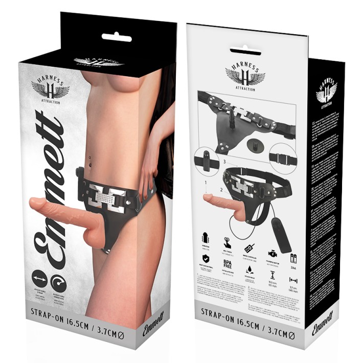 Strap On Cu Vibratii Emmett Deluxe 16.5 Cm 9