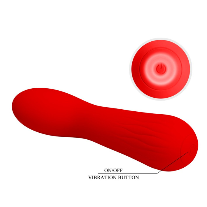 Vibrator Punctul G Faun, Rosu, 15 Cm 2