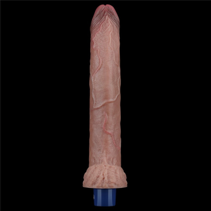 Vibrator Realistic Real Softee, Brun, 28 Cm 8
