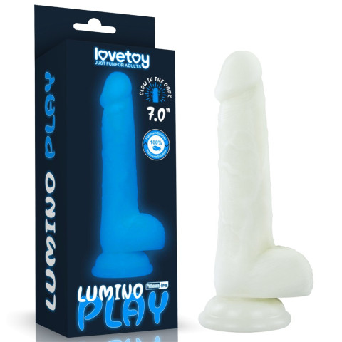 Pagina 9 - Dildouri Realistice, Dildo Fantezie Fosforescent Lumino Play, Alb, 17.5 Cm, pasiune.ro