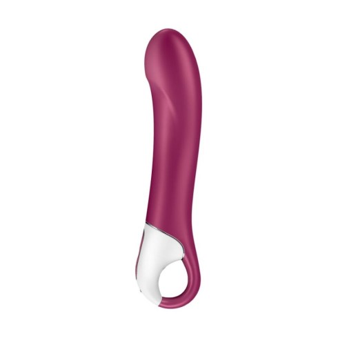 rosu, Vibrator Punctul G Big Heat, Bordo, 22 Cm, pasiune.ro