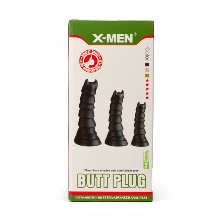 Dop Anal Monster Plug 2 M, Negru, 22.5 Cm 7