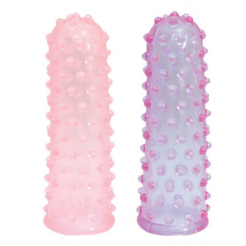 ou, Set 2 Degetare Texturate Knockout, Mov/roz, 8 Cm, pasiune.ro