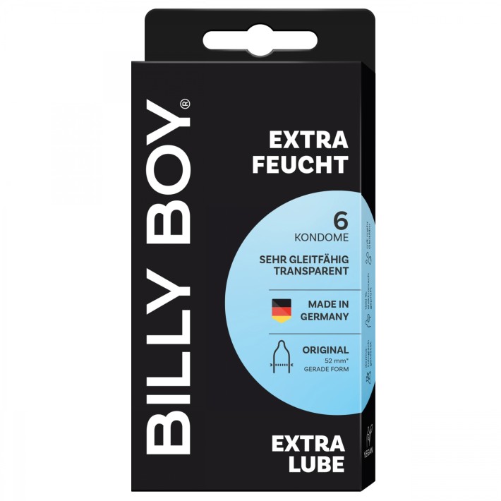 Prezervative Billy Boy Extra Lube 6 Buc 2