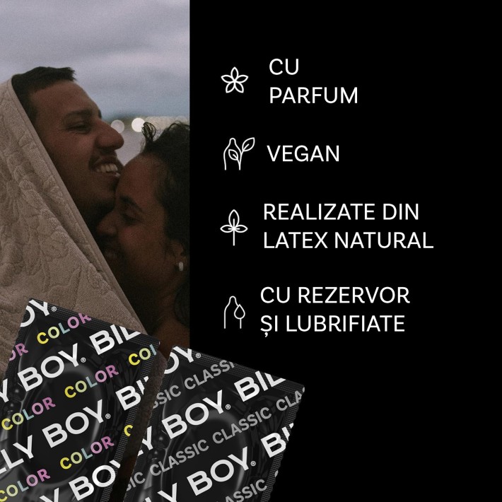 Prezervative Billy Boy Sensual Mix 10 Buc 4