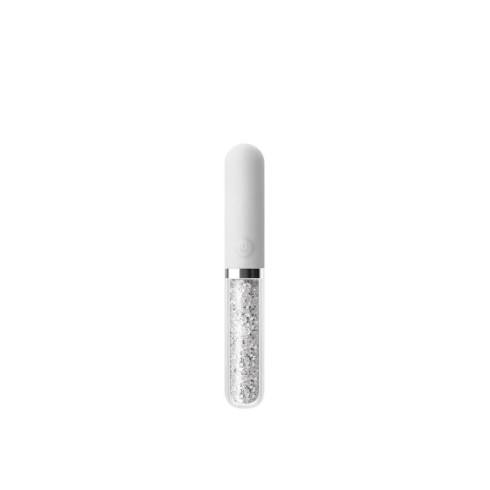 bila, Vibrator Clasic Stardust Posh, Alb, 12.5 Cm, pasiune.ro