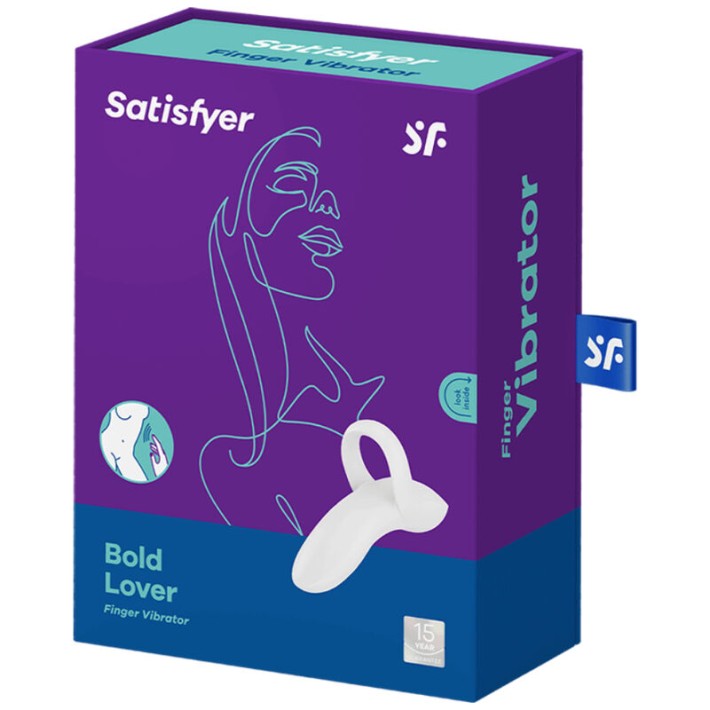Vibrator Cu Suport Deget Bold Lover Satisfyer Alb 4