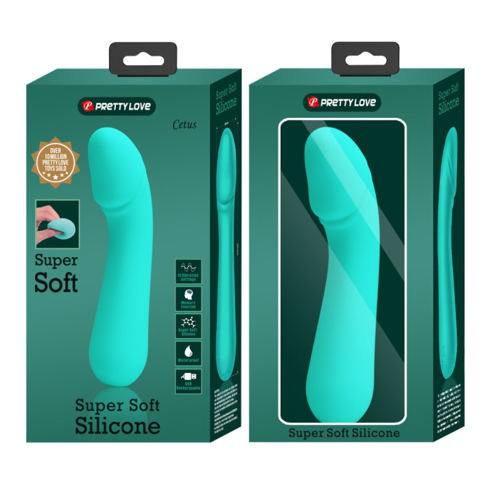 Vibrator Punctul G Cetus, Verde, 15 Cm 4