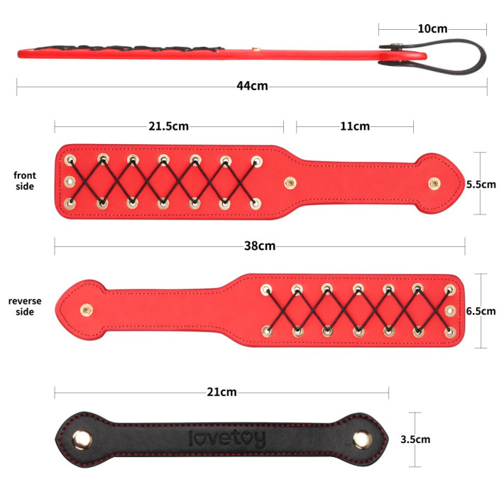 Padela Rebellion Reign Rope Paddle, Rosu, 38 Cm 5