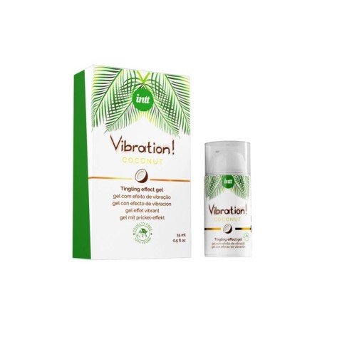Intt, Gel Stimulant Vegan Cu Aroma Cocos Vibration, 15 Ml, pasiune.ro
