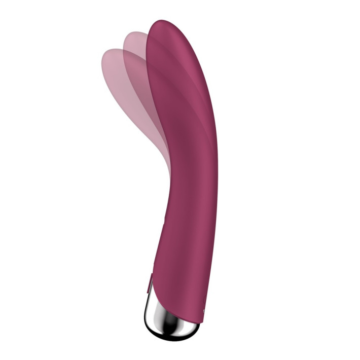 Vibrator Cu Rotatii Spinning Vibe 1, Rosu, 17,8 Cm 2