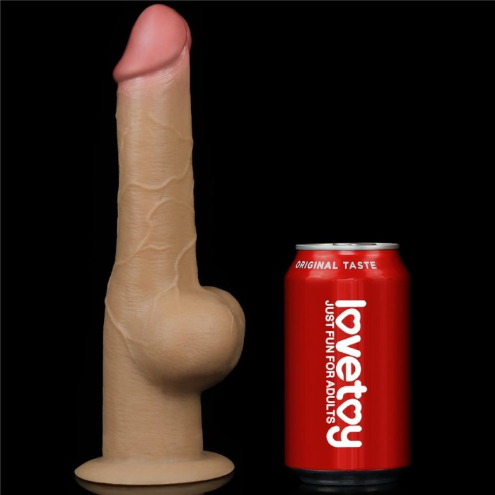Dildo Realistic Cu Ventuza Handle Cock, Natural, 25 Cm 6