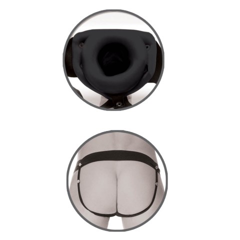 extensie, Strap-on/extensie Penis, Negru, 15 Cm, pasiune.ro