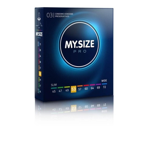 prezervative, Prezervative My Size Pro Diametru 53 Mm (3 Buc.), pasiune.ro