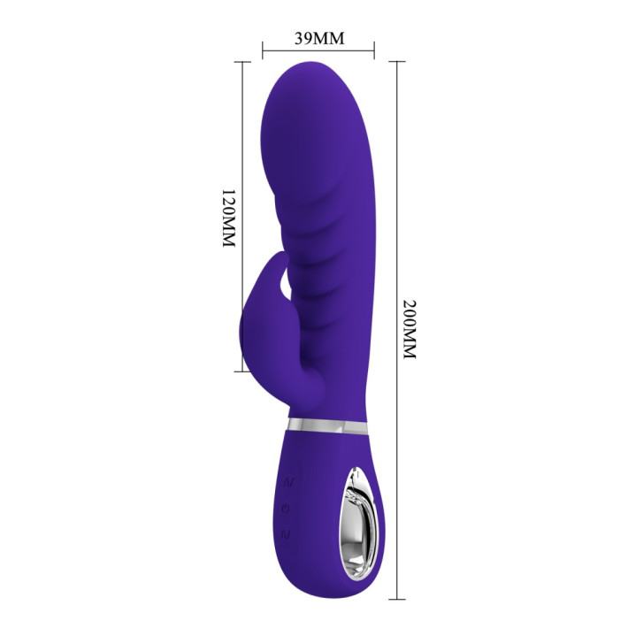 Vibrator Rabbit Prescott, Indigo, 20 Cm 11