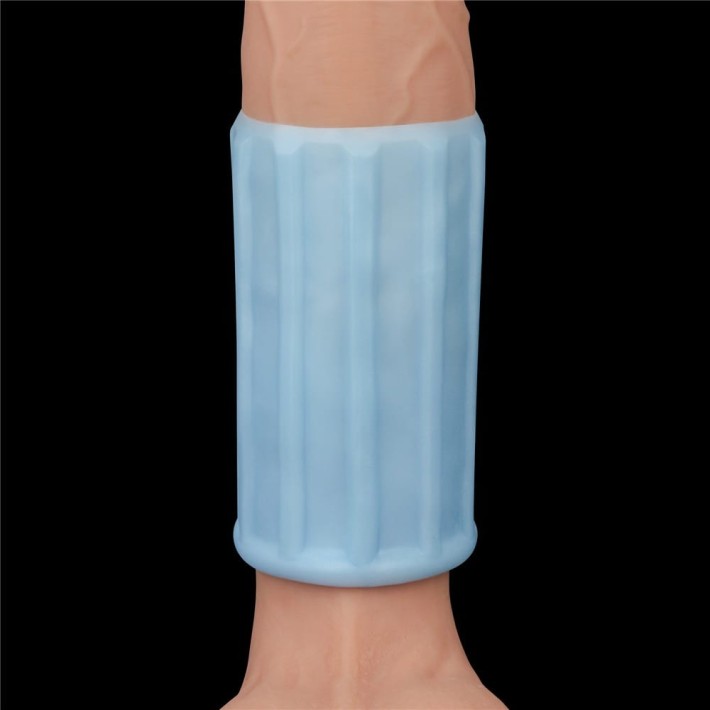 Inel / Manson Penis Cu Vibratii Ridge Knights, Albastru 5