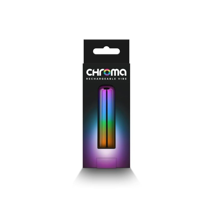 Glont Vibrator Chroma Rainbow, Multicolor, Small 3
